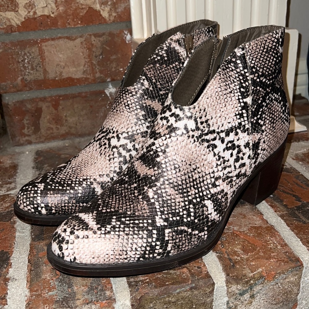 Pierre Dumas Women's Women’s Pierre Dumas Taupe Snake Boot - New Boots!!